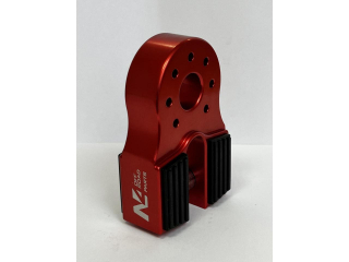 Arrêt de corde 10T en aluminium anodisé rouge pour fixation manille N4-Offroad