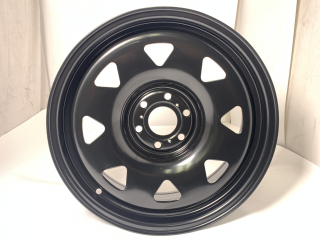 Jante acier Triangular noire 7x17 6x114.3 ET20 CB66.1 pour Nissan Navara D23 Mercedes Classe X Renault Alaskan N4-Offroad